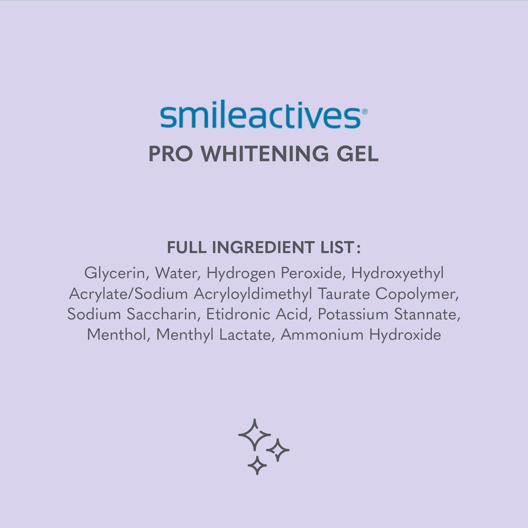 Smileactives Kit de blanqueamiento dental, tratamiento completo de...
