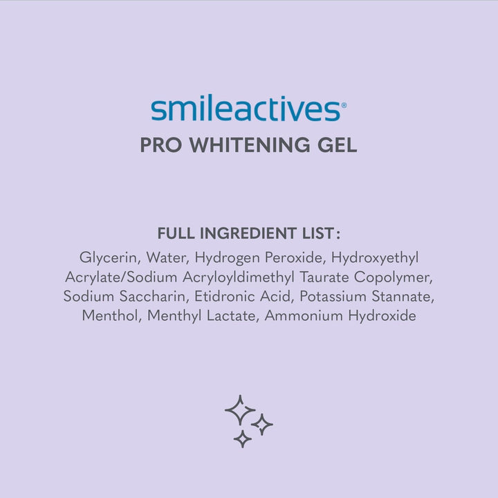Smileactives Kit de blanqueamiento dental, tratamiento completo de...