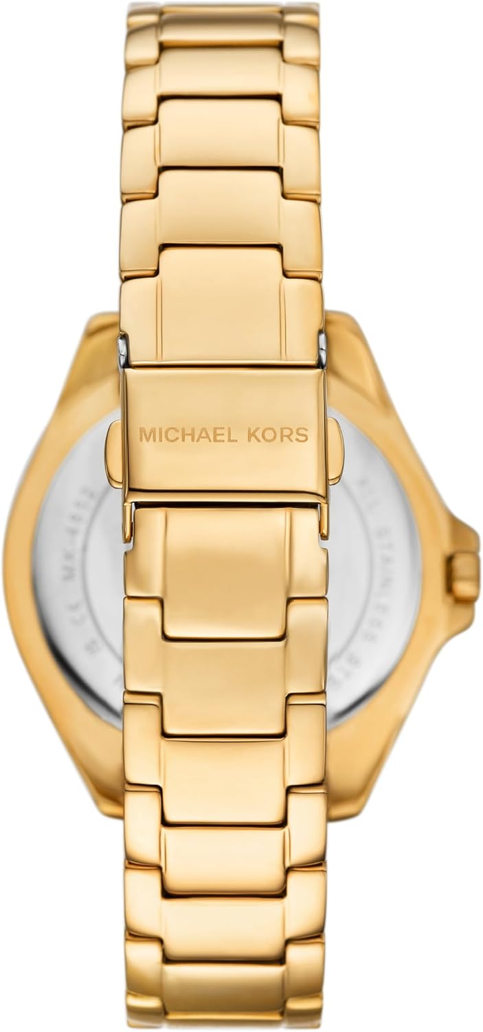 Reloj para mujer Michael Kors Kaycie, pulsera de acero inoxidable y pavé de cristales para mujer