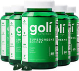 Goli Supergreens Gomitas con probióticos - Extracto de hoja de alca...