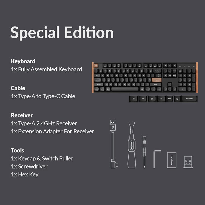 Keychron K10 HE Hall Effect Keyboard Wireless, Magnetic Switch Hot...