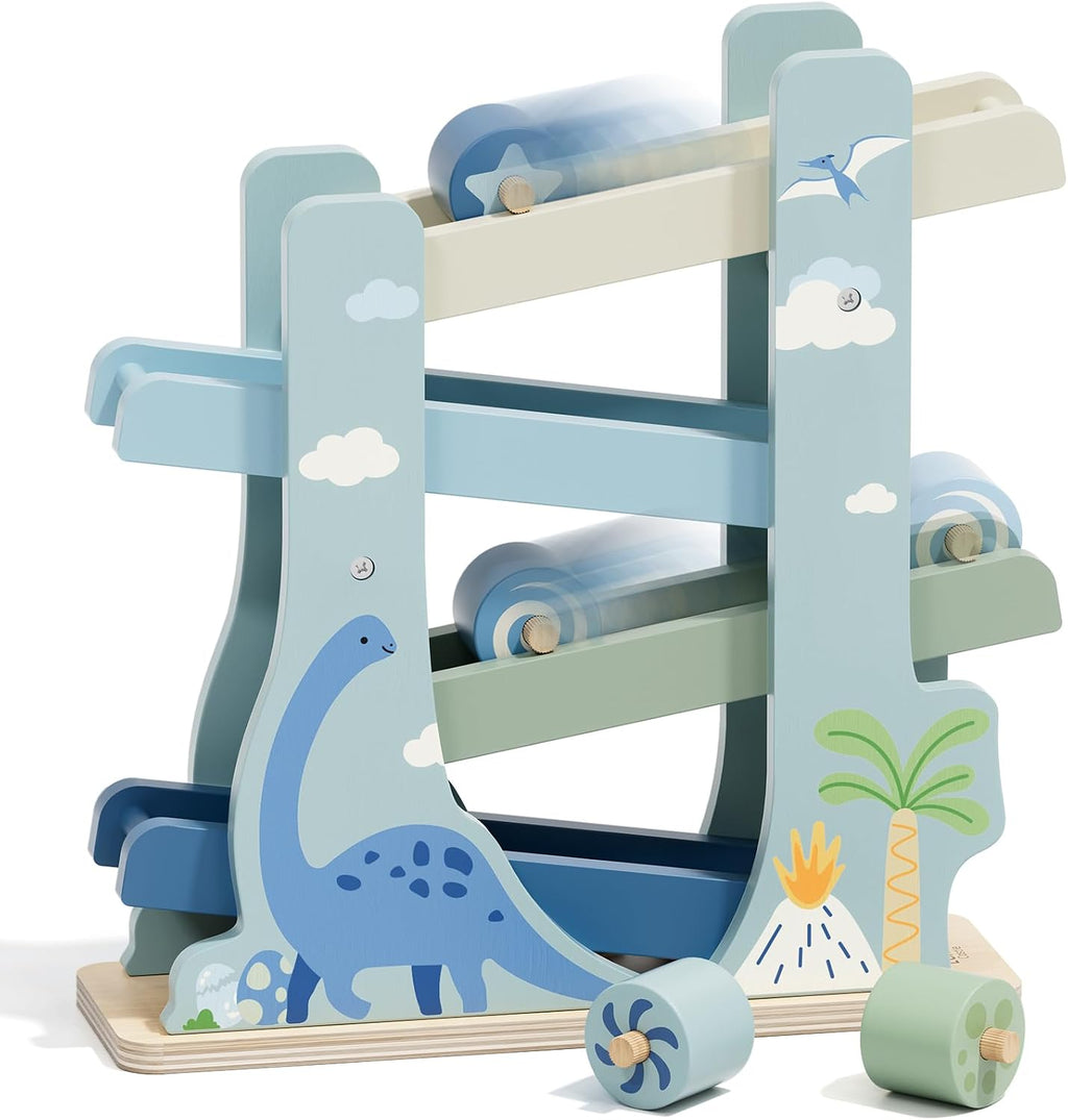 Lehoo Castle Juguetes para niños de 2 años, juguete de rampa de coche de