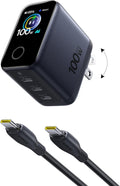 Baseus PicoGo Pro AH22 Cargador USB C de 100 W de carga rápida con pantalla