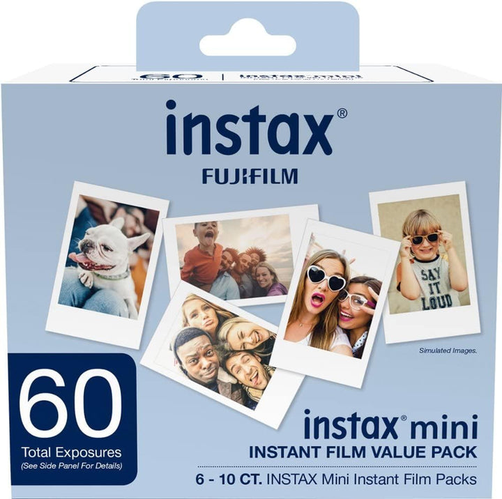 Fujifilm Instax Mini paquete de película instantánea de valor - 60...