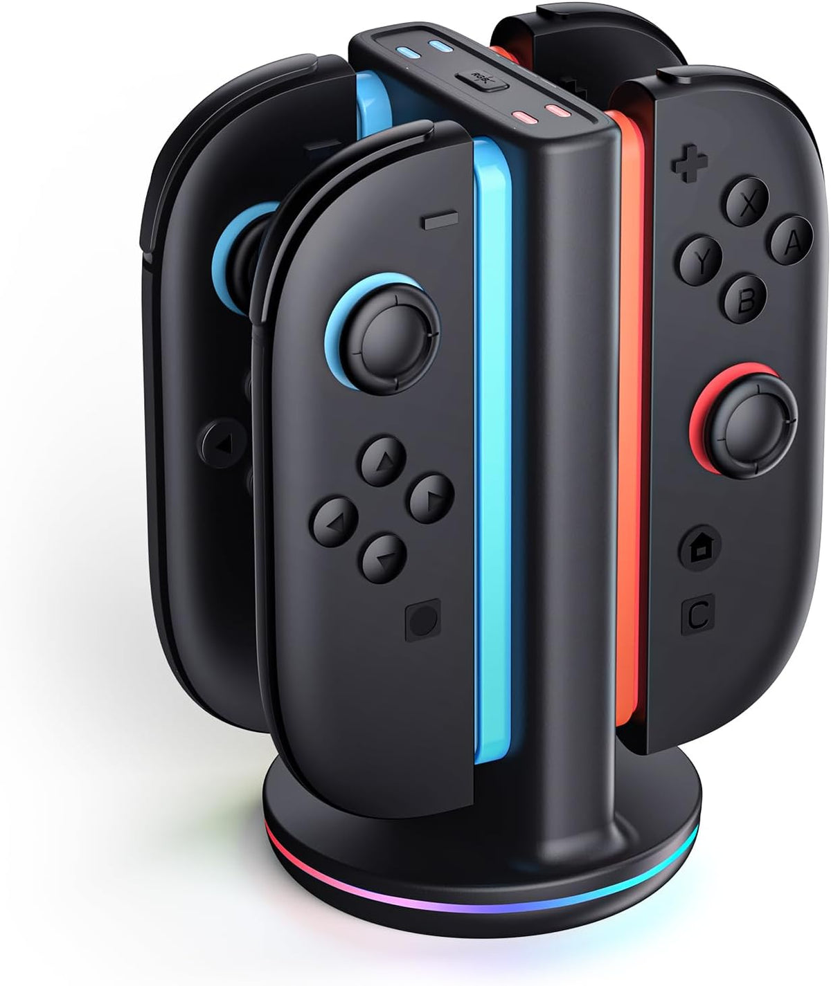SUPCASE Base de carga para Nintendo Switch 2 Joy Con, color negro