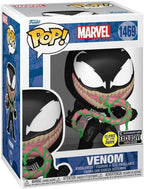 POP Marvel: Venom with Ooze (Glow-in-The-Dark) - Figura de vinilo Funko de edición limitada (paquete con funda protectora de caja compatible), multicolor, 3.75 pulgadas