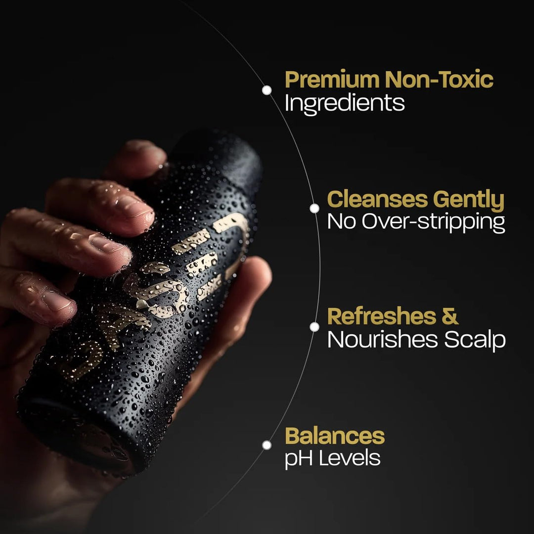 BASED Shower Duo Paquete de Champú y Acondicionador con Aceite de M...
