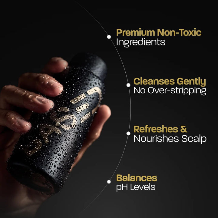 BASED Shower Duo Paquete de Champú y Acondicionador con Aceite de M...