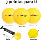 Roundnet Game Set con Balls y Patented Net, Lawn, Beach, Backyard Outdoor Game para Adults y Family