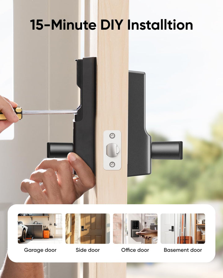 eufy Security Smart Lock C33, cerradura de puerta con teclado con a...