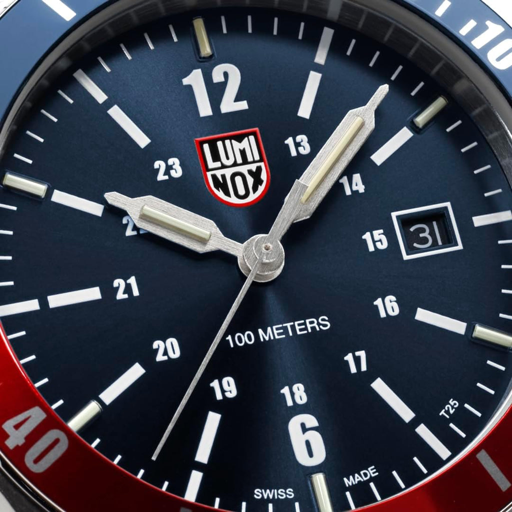 Luminox - Reloj para hombre - Sport Timer Serie 0910 42 mm - Reloj deportivo para hombre - Cuarzo suizo - Resistente al agua 100M - Cristal de zafiro antirreflejo - Caja de acero inoxidable