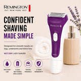 Remington Afeitadora eléctrica suave y sedosa para mujer, afeitador...