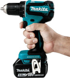 Makita XFD131 18V LXT Litio-Ion Kit de taladro inalámbrico de 1/2" sin escobillas (3.0Ah), velocidad variable