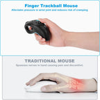 Welspo Ratón láser inalámbrico Trackball