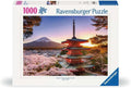 Ravensburger - Monte Fuji Cerezos en Flor - Rompecabezas de 1000 piezas - Impresionantes imágenes vívidas de árboles primaverales - Escena idílica de Japón - Regalo ideal - Arte para enmarcar
