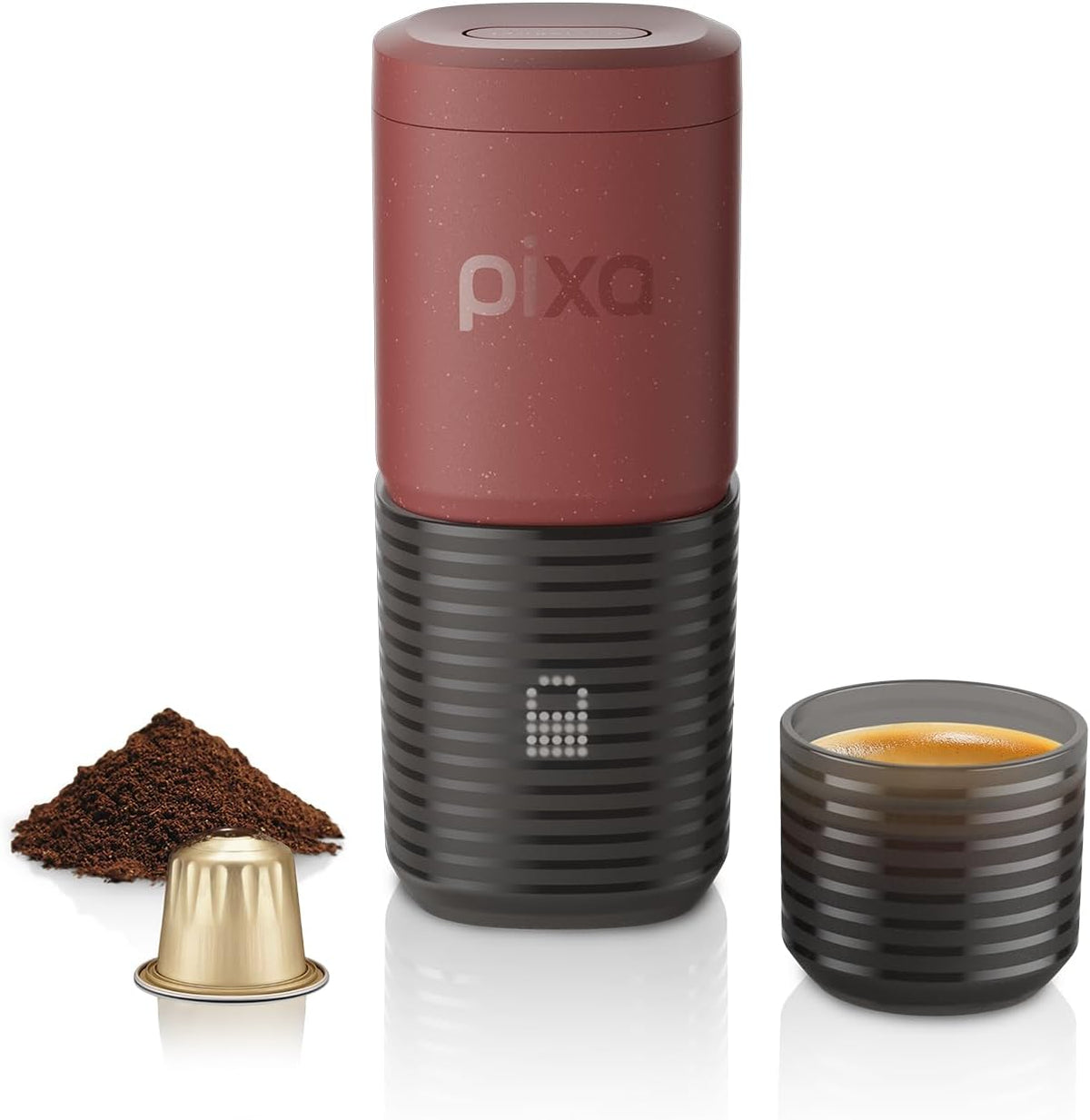 WACACO Pixapresso Máquina de café espresso eléctrica y portátil (rojo