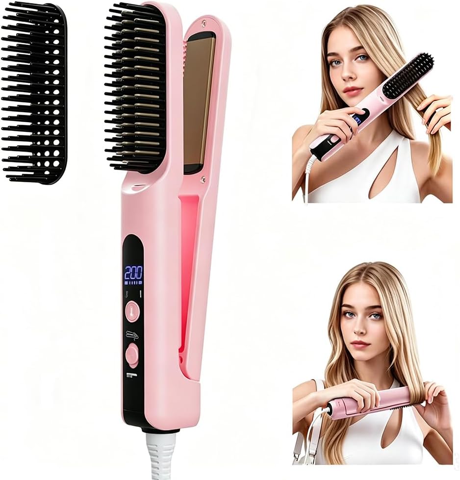 Cepillo de calor inalámbrico para el cabello, herramienta portátil...