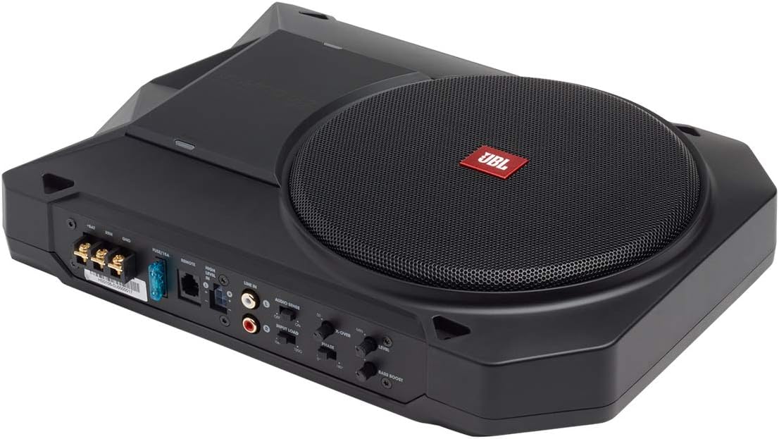 JBL Basspro SL2 - Sistema de subwoofer alimentado para debajo del asiento, Negro
