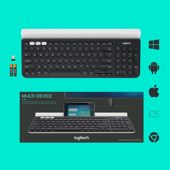 Logitech K780 Teclado Inalámbrico Multidispositivo para