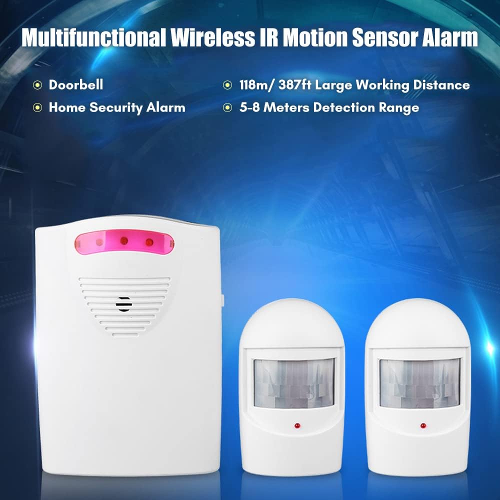 Wennzy Alarma de entrada inalámbrica multifuncional IR