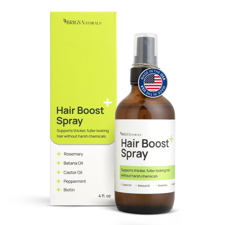 Brigs Naturals Spray para aumentar el cabello para un cabello de as...