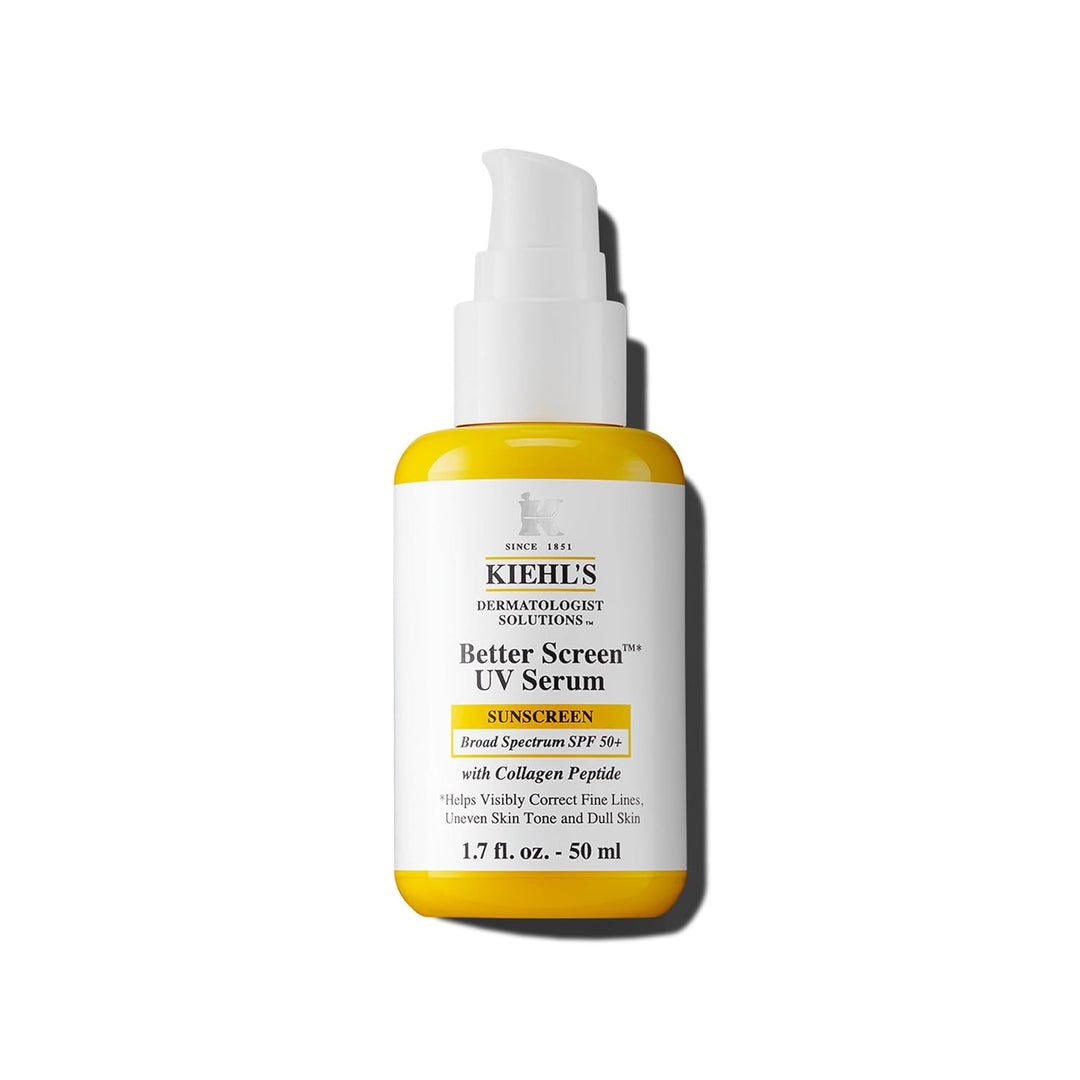 Kiehl's Better Screen - Suero UV SPF 50+, protector solar facia...