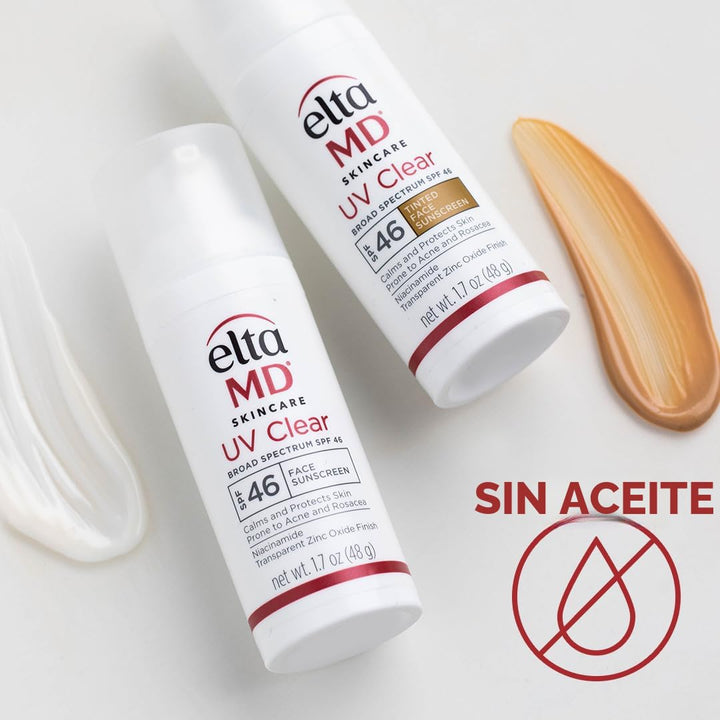 EltaMD UV Clear Face Sunscreen SPF 46, Oil-Free Sunscreen with Zinc...