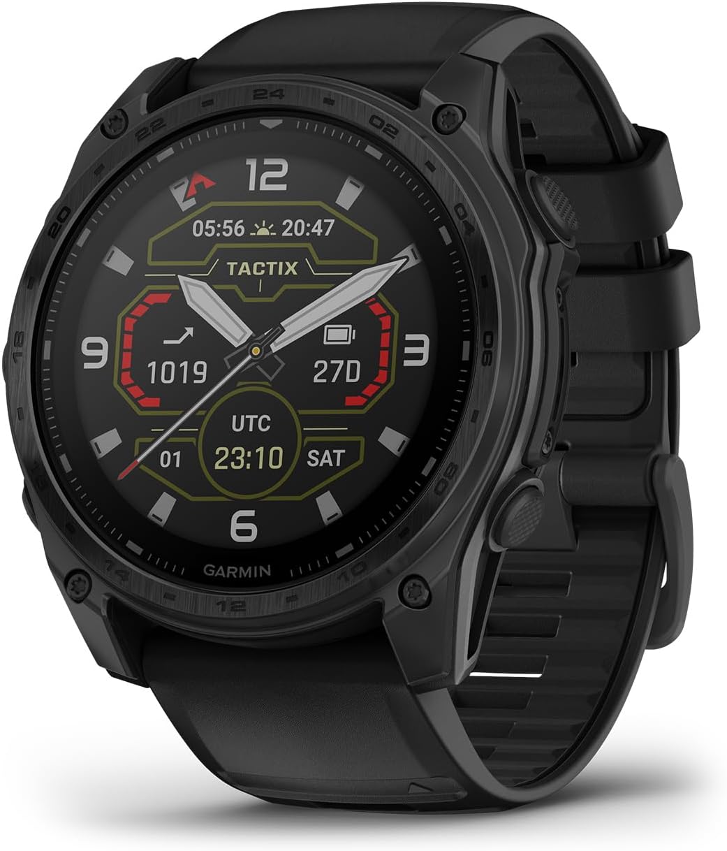 Garmin tactix® 8 Solar, Elite, Premium Reloj Inteligente GPS Táctico, 2.008 in