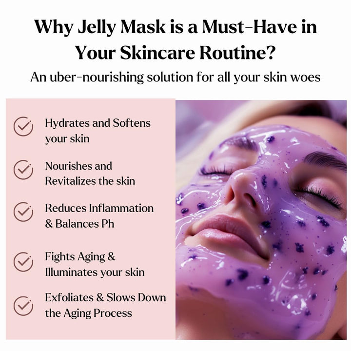 VogueNow Mascarilla de gelatina para faciales \u2013 5 sabores hidr...