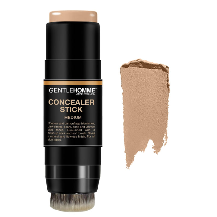 Corrector en barra con brocha para hombres - Borrador de ojeras - C...