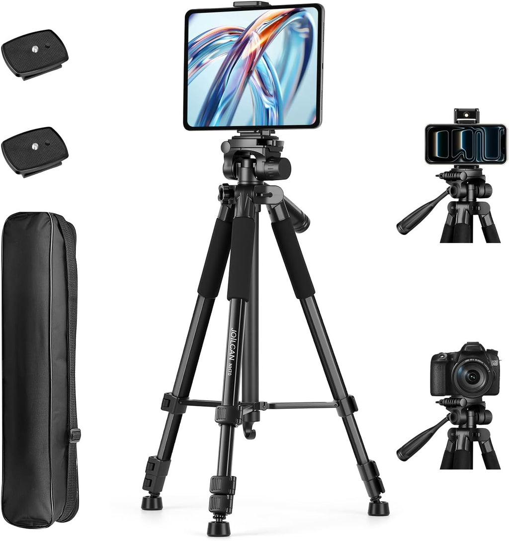 JOILCAN - Trípode para teléfono y iPad de 67 pulgadas, trípode profesional para cámara