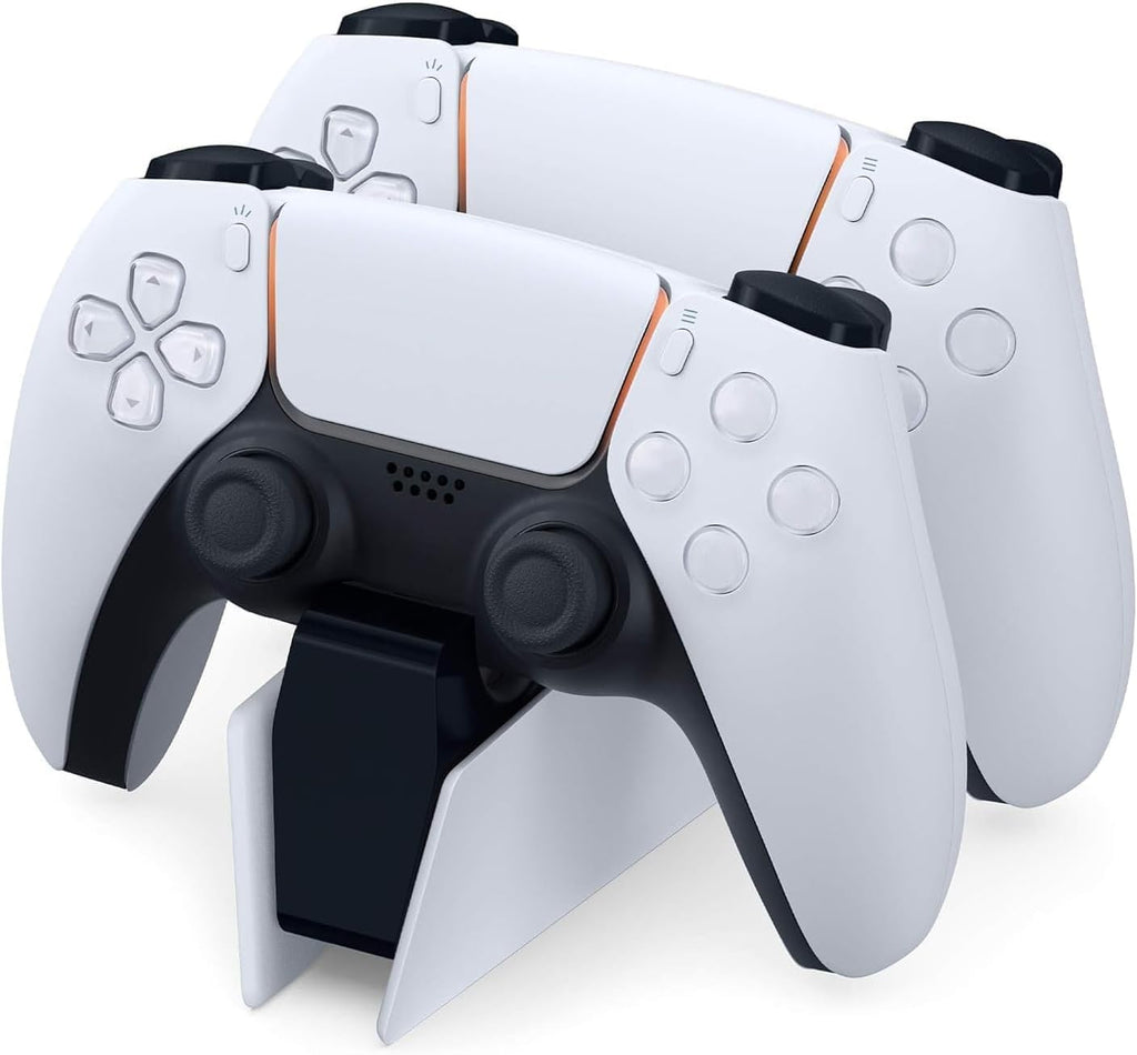 Cargador de controlador PS5 - Carga 2 controladores al 90% en 50 minutos - Sin luces molestas - Diseño de clic en el diseño de doble soporte de carga rápida Soporte de estación de acoplamiento Accesorios para controlador PlayStation DualSense