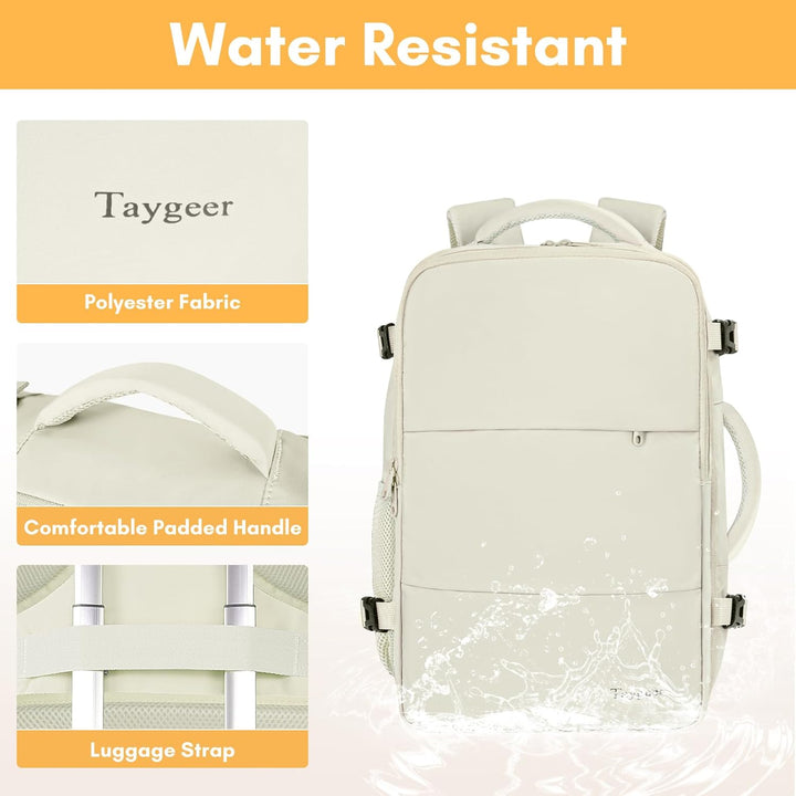 Taygeer - Mochila de viaje para mujeres, mochila de transporte con...