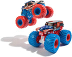 Monster Jam Grave Digger vs JCB Digatron Diecast Truck - Exclusivo Rojo Blanco Azul