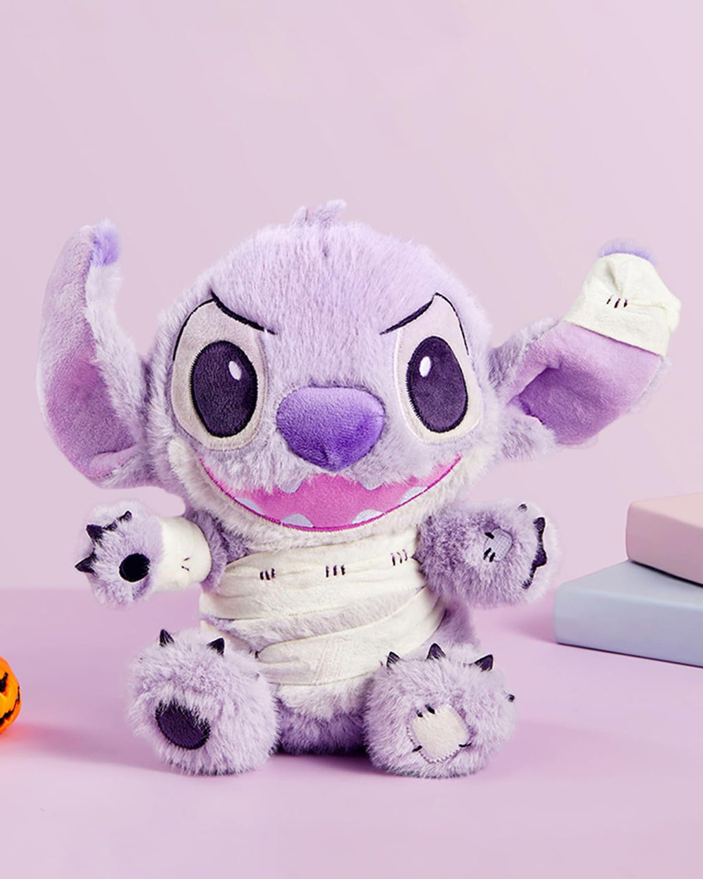 MINISO Disney Stitch Halloween Plush, 10-Inch Mummy Stuffed Animal Toy