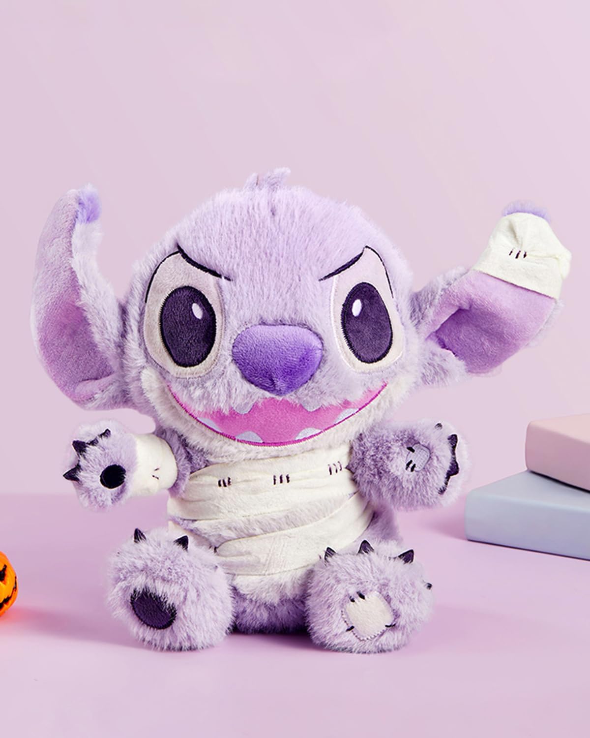 MINISO Disney Stitch Halloween Plush, 10-Inch Mummy Stuffed Animal Toy