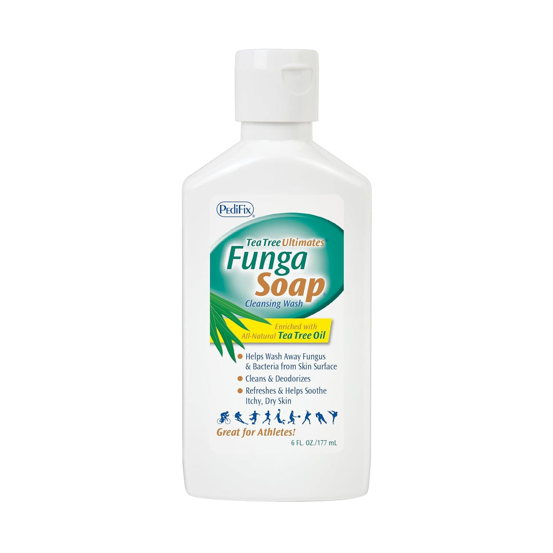 PediFix FungaSoap Lavado Limpiador de Árbol de Té \u2013 Gel de Bañ...
