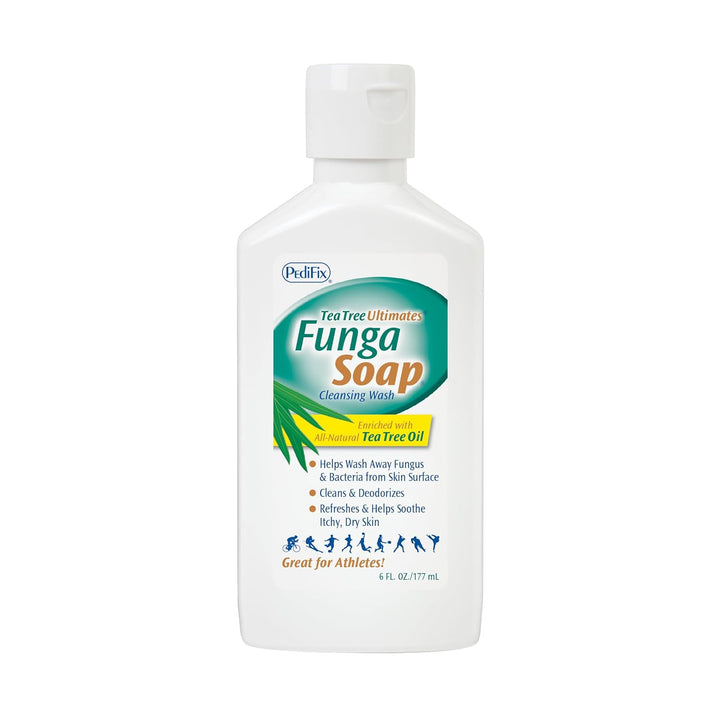 PediFix FungaSoap Lavado Limpiador de Árbol de Té \u2013 Gel de Bañ...