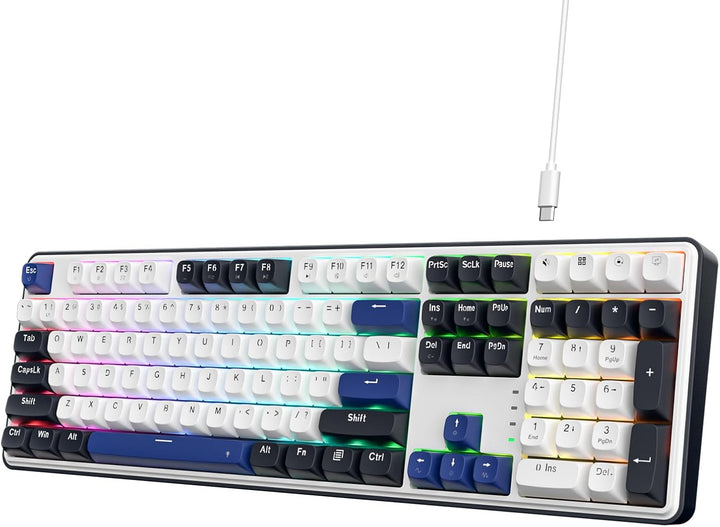 Redragon K689 - Teclado para juegos con cable y junta de goma RGB,...