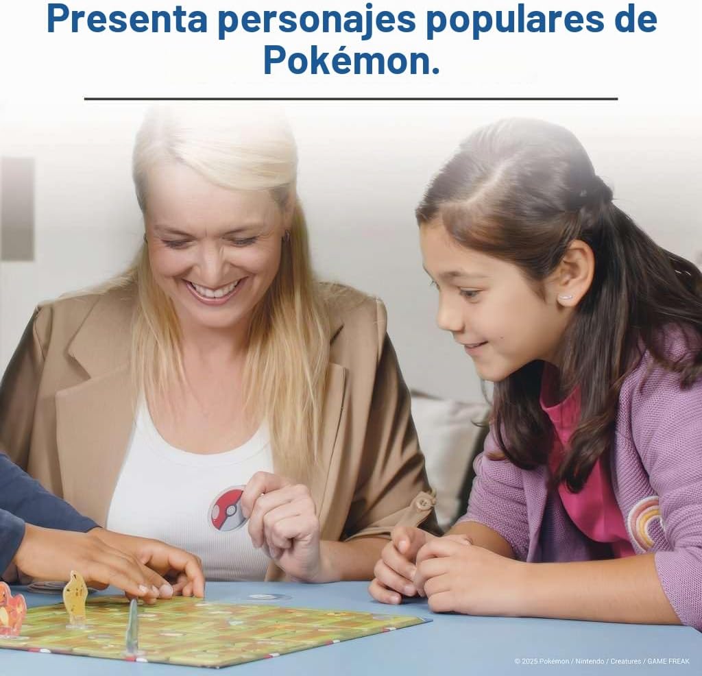Ravensburger Labyrinth Pokemon - Juego de mesa – Una aventura estratégica de laberinto para noches familiares y fiestas de Pokémon – Incluye Pikachu, Bulbasaur y más – Gran regalo de cumpleaños para niños a partir de 7 años