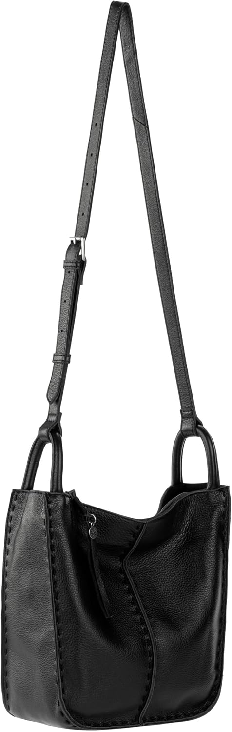 The Sak Bolso cruzado Los Feliz - Bolso de cuero para mujer para todos los días y viajes - Cuerpo cruzado con correa ajustable para el hombro