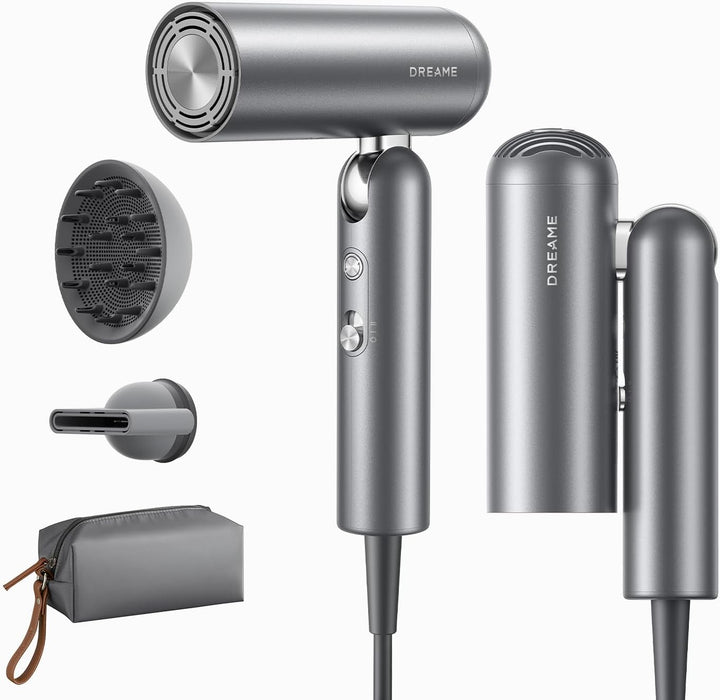 Dreame Secador de pelo Pocket Pro, secador de pelo de viaje de dobl...