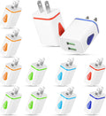 Xuhal 12 piezas USB bloque de cargador de pared USB a granel cubo de