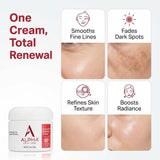 Crema renovadora esencial Alpha Skin Care | Fórmula antienvejecimie...