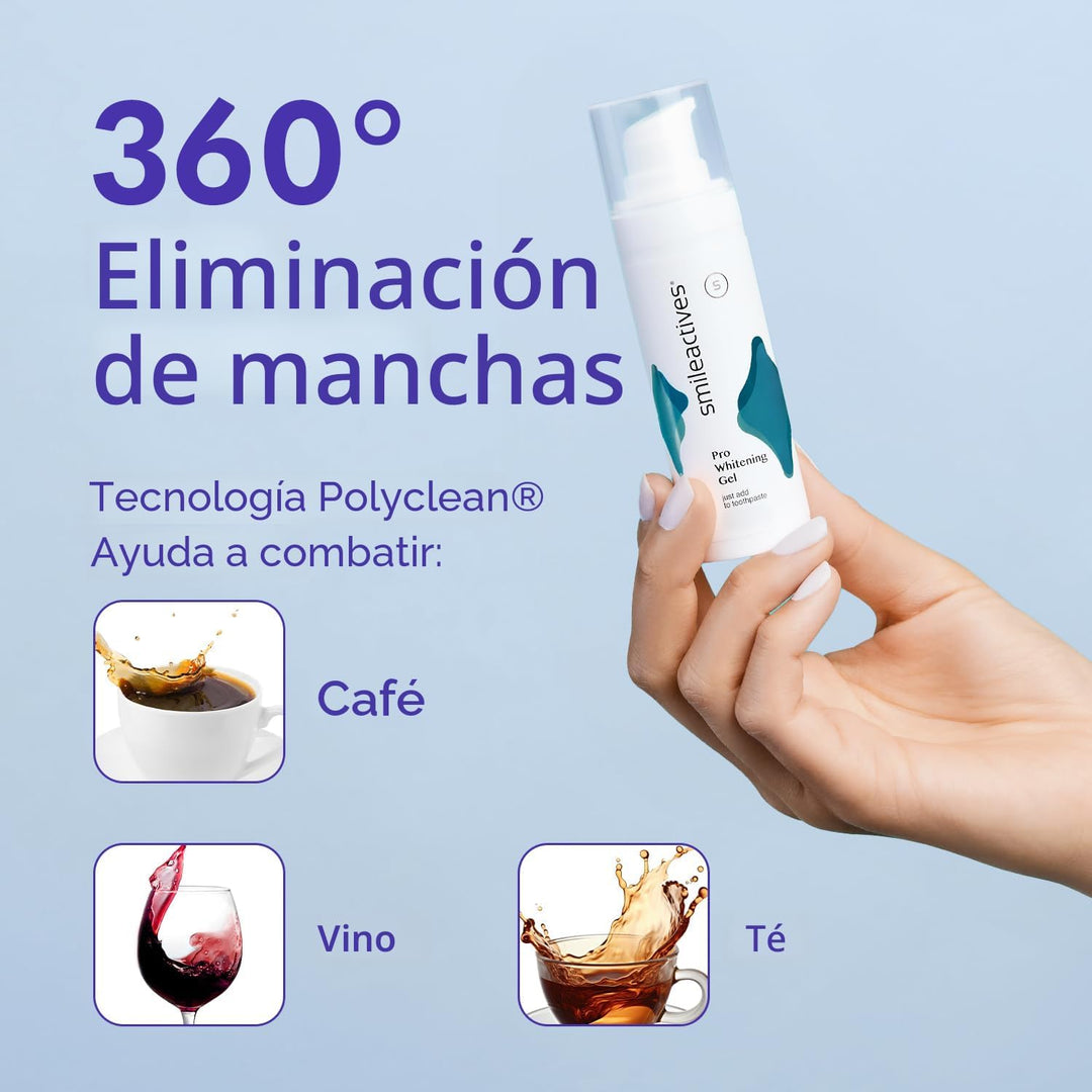 Smileactives Gel Blanqueador Dental para Pasta de Dientes con Peróx...