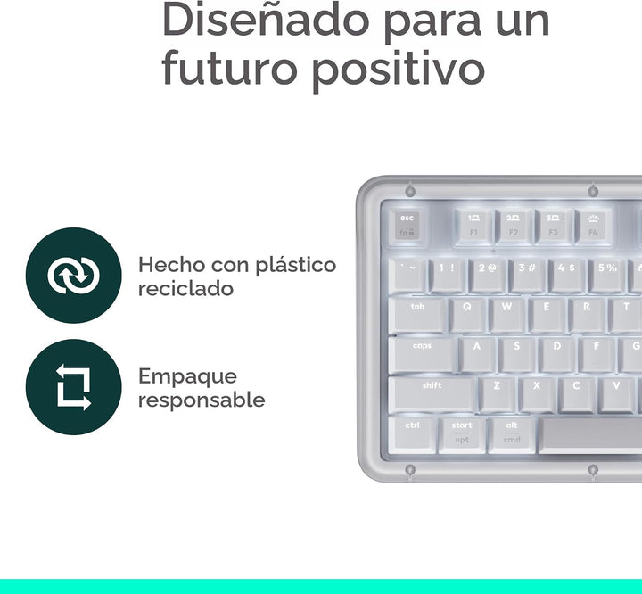 Logitech Alto Keys K98M - Teclado mecánico inalámbrico, teclado per...