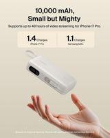 Belkin Banco de energía con cargador portátil de 10000 mAh y 45 W c...