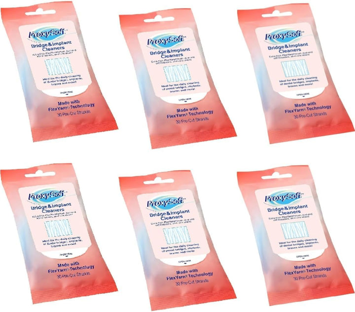 Proxysoft Hilo dental para puentes e implantes 6 paquetes \u2013 En...