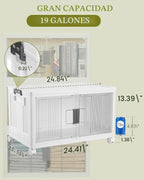 OlarHike 76QT Storage Bins con Lids para Home, Office, Closet, Dorm, 3 Pack