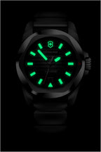 Victorinox I.N.O.X. Reloj automático de caucho negro con esfera negra 1.614 in - 242039
